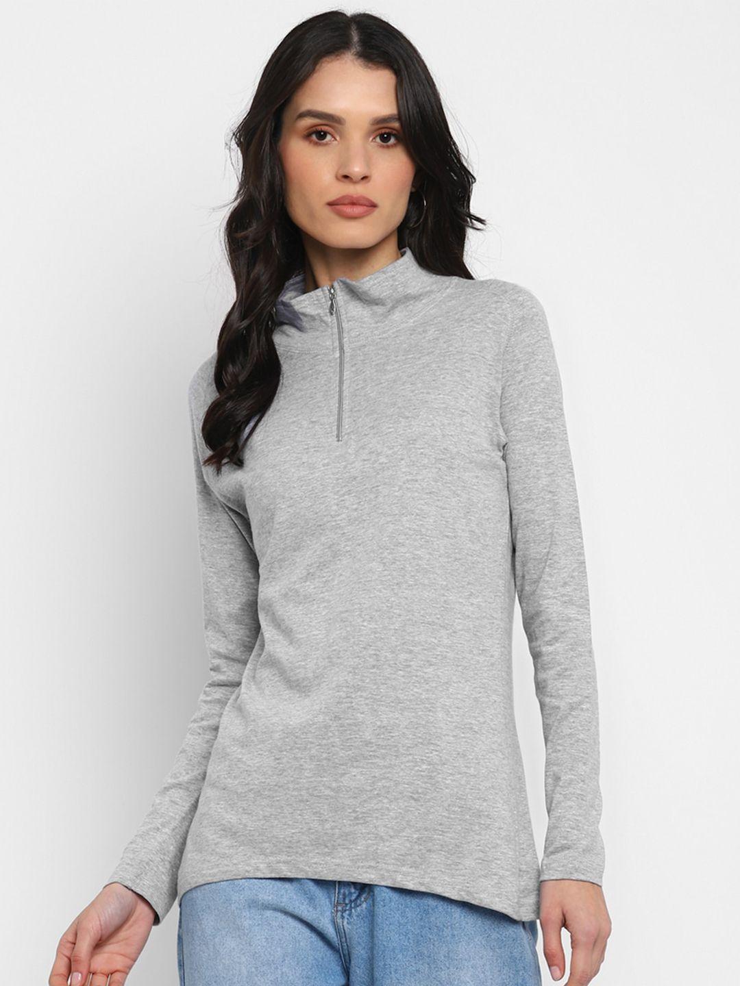 appulse high neck long sleeves cotton t-shirt