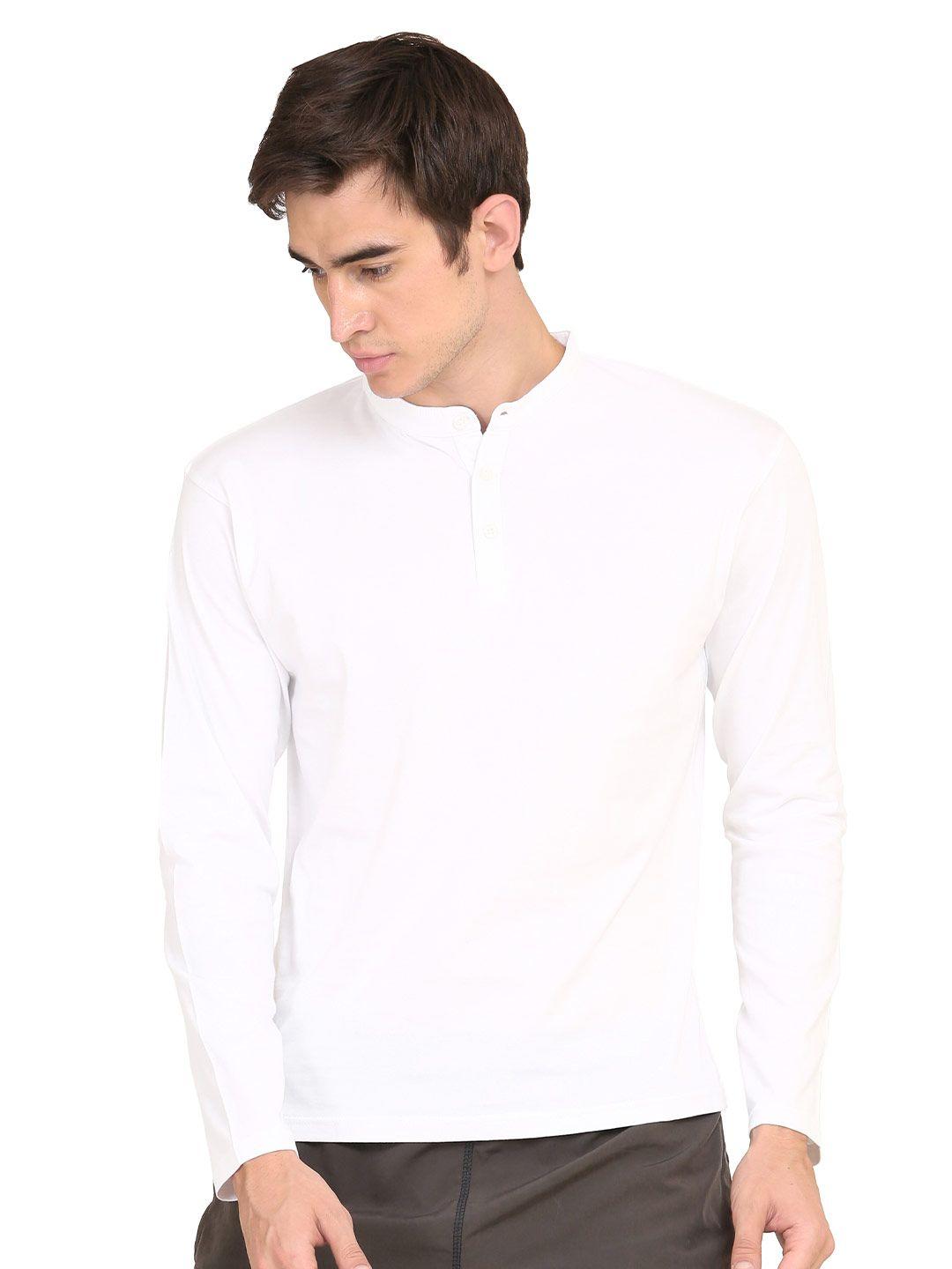 appulse mandarin collar cotton t-shirt