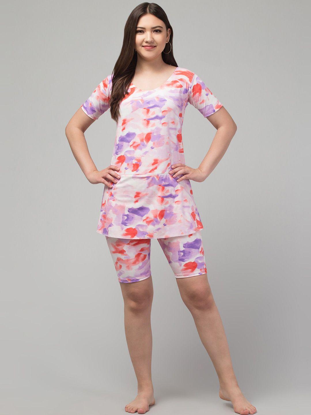 apraa-&-parma-abstract-printed-scoop-neck-swimdress-with-attached-shorts