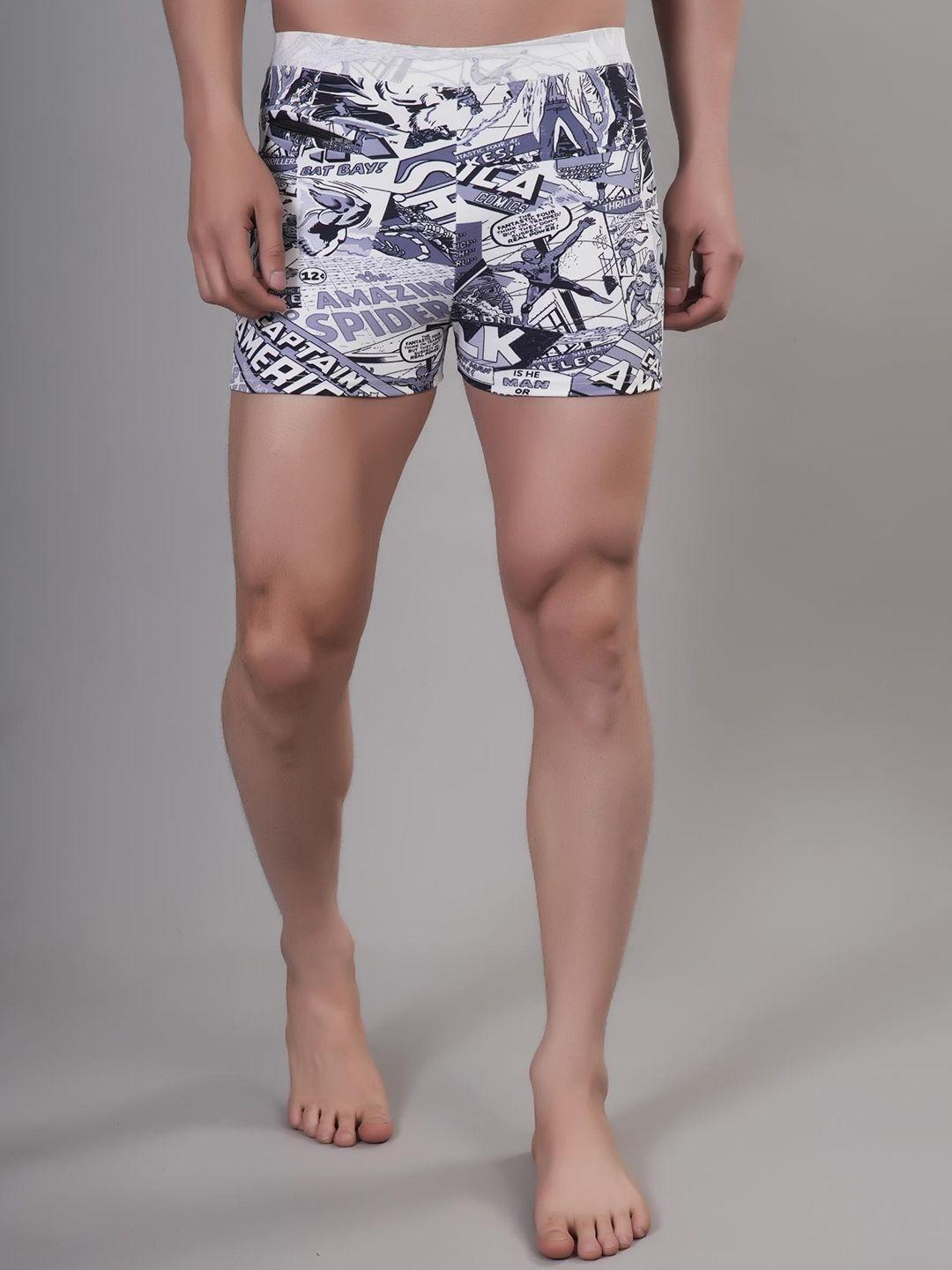 apraa & parma men skinny fit hulk printed dri-fit sports shorts