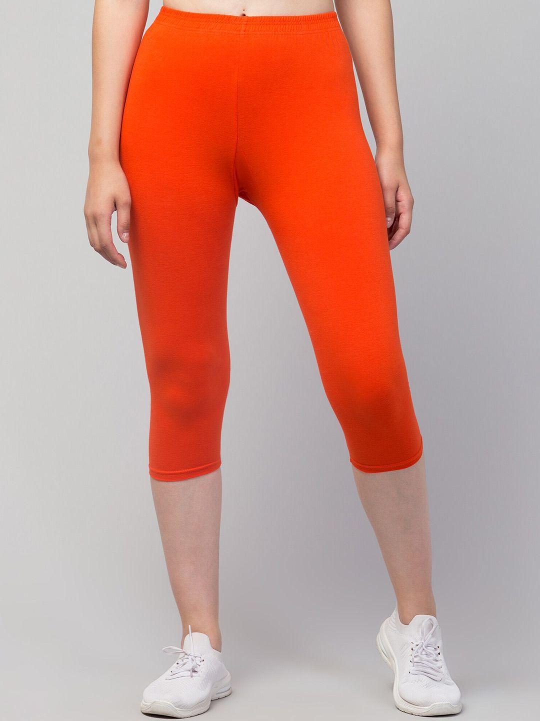 apraa & parma mid-rise skinny fit capris