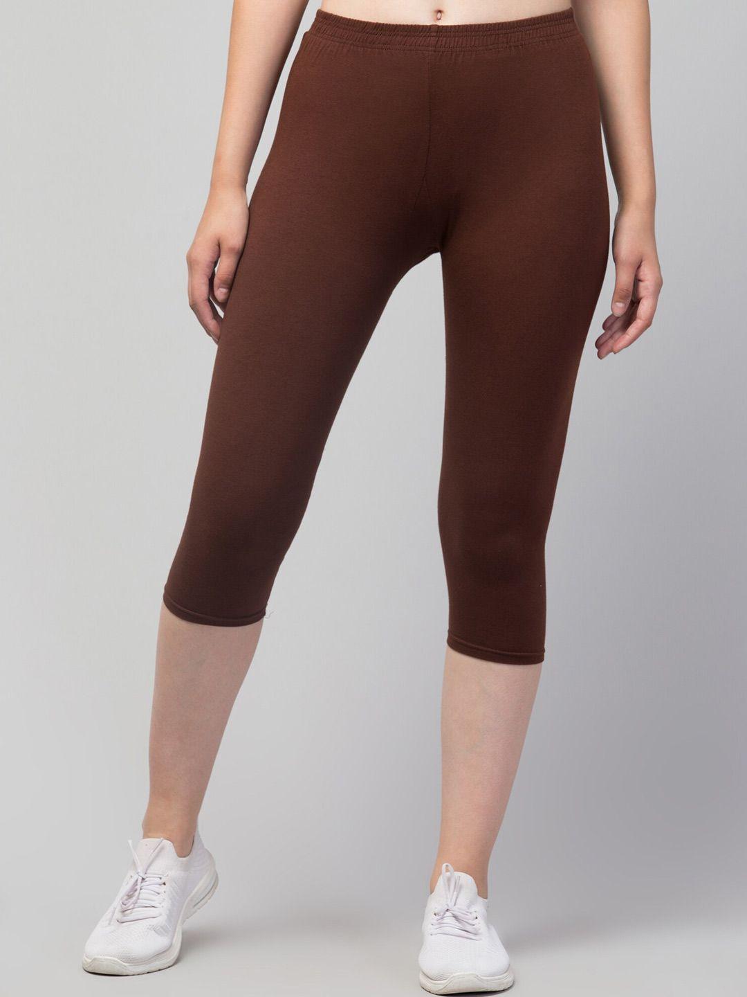 apraa & parma mid-rise skinny fit capris