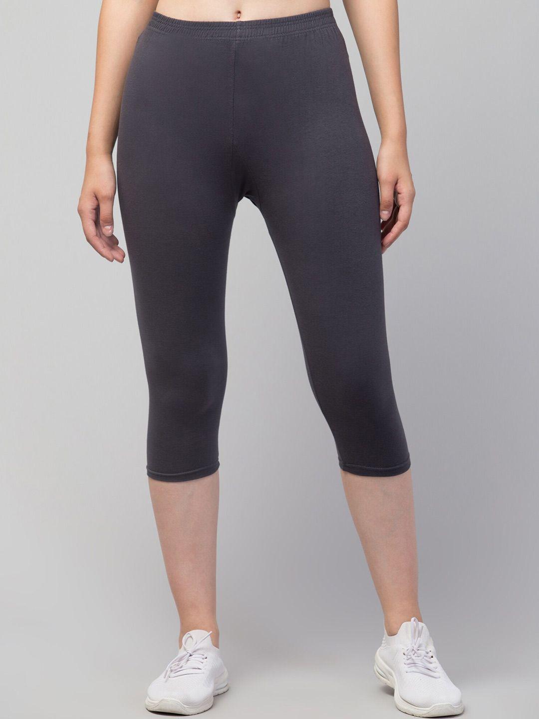 apraa & parma mid-rise skinny fit capris