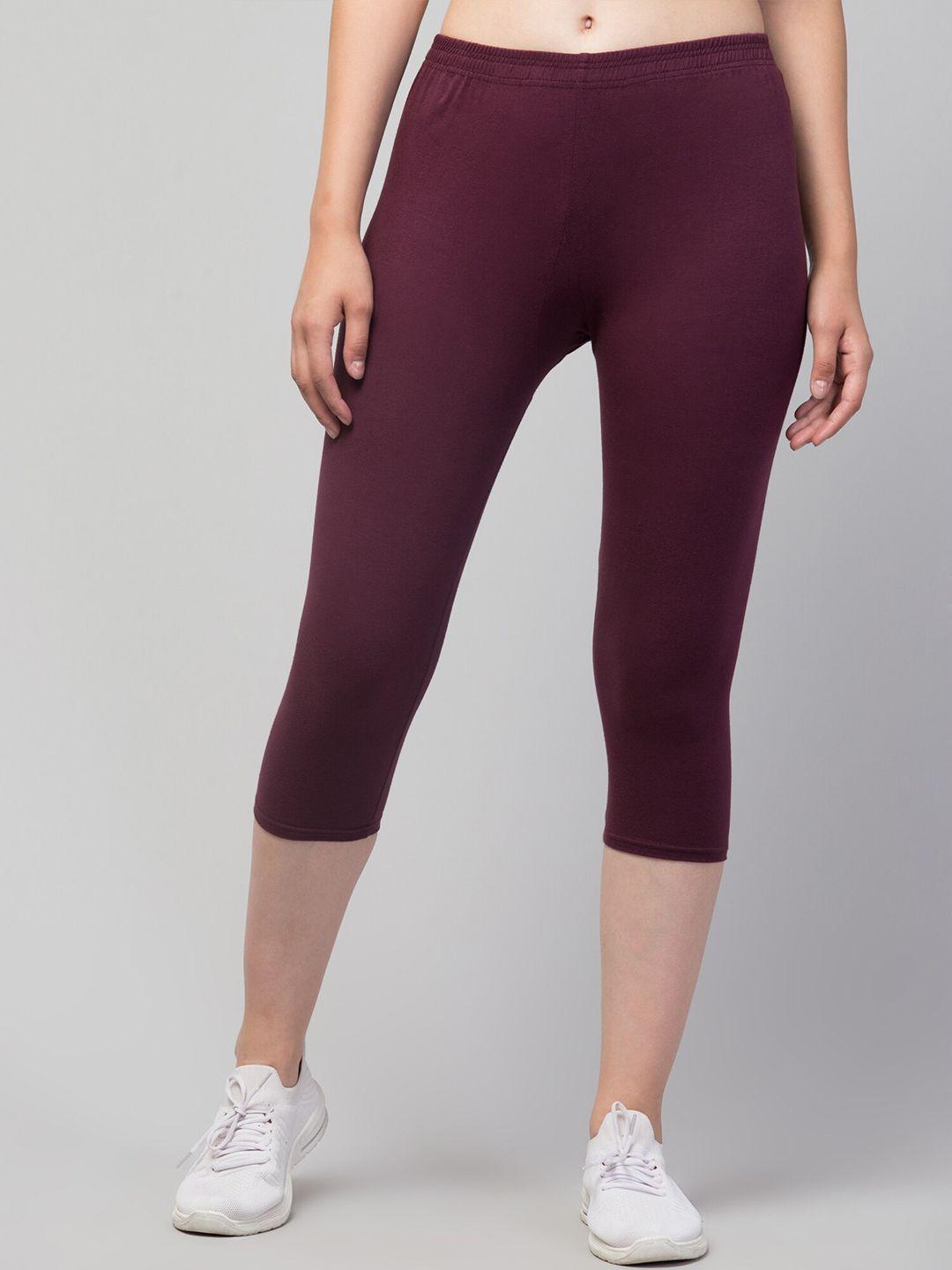 apraa & parma women mid rise skinny fit capris