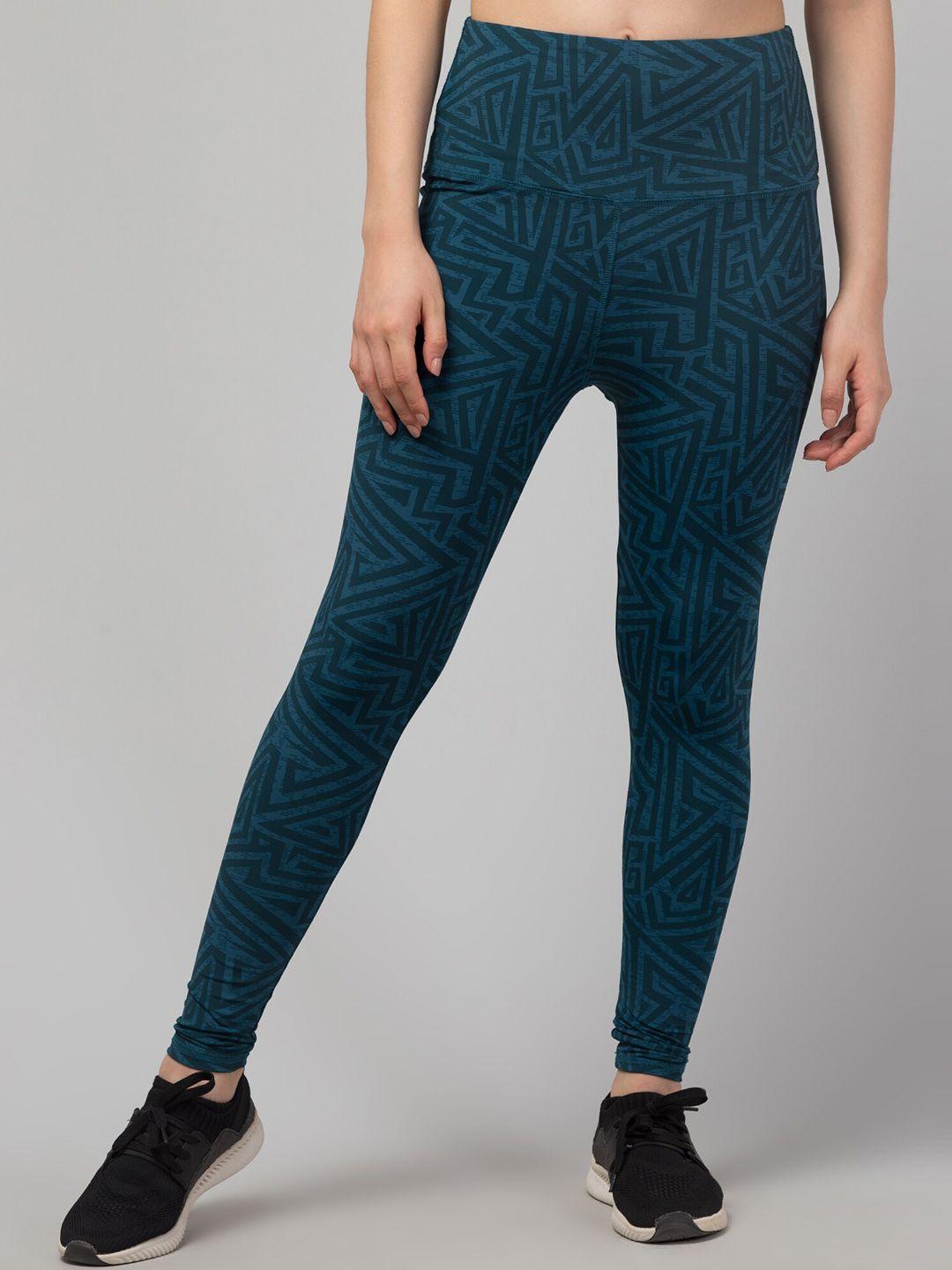 apraa & parma women printed rapid-dry sports tights