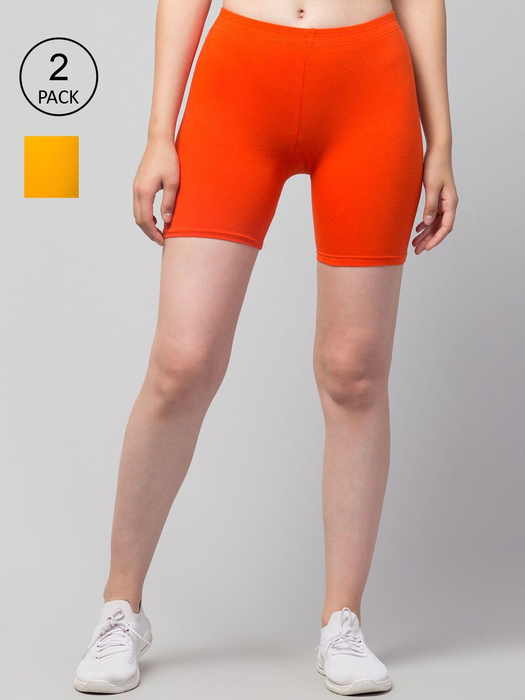 apraa & parma women slim fit cycling sports shorts