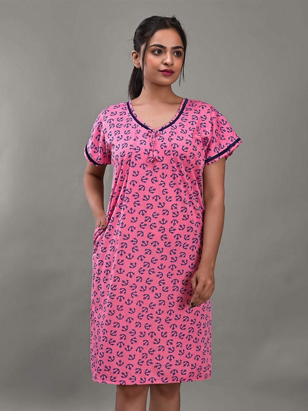 apratim conversational printed nightdress