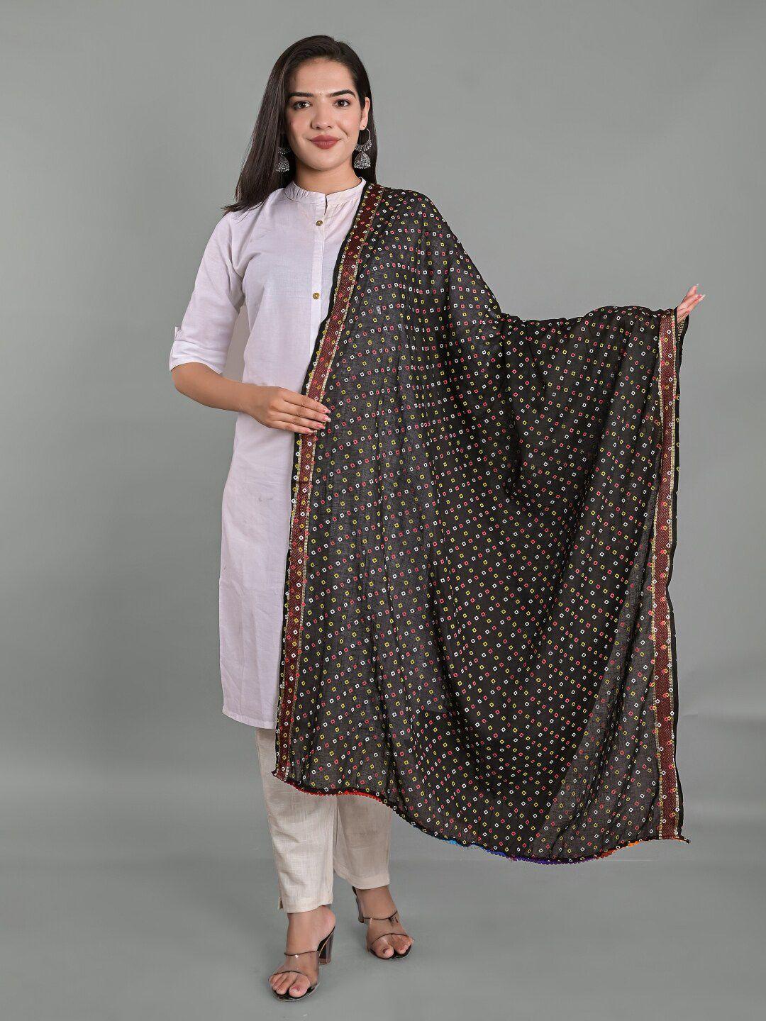 apratim printed bandhani dupatta