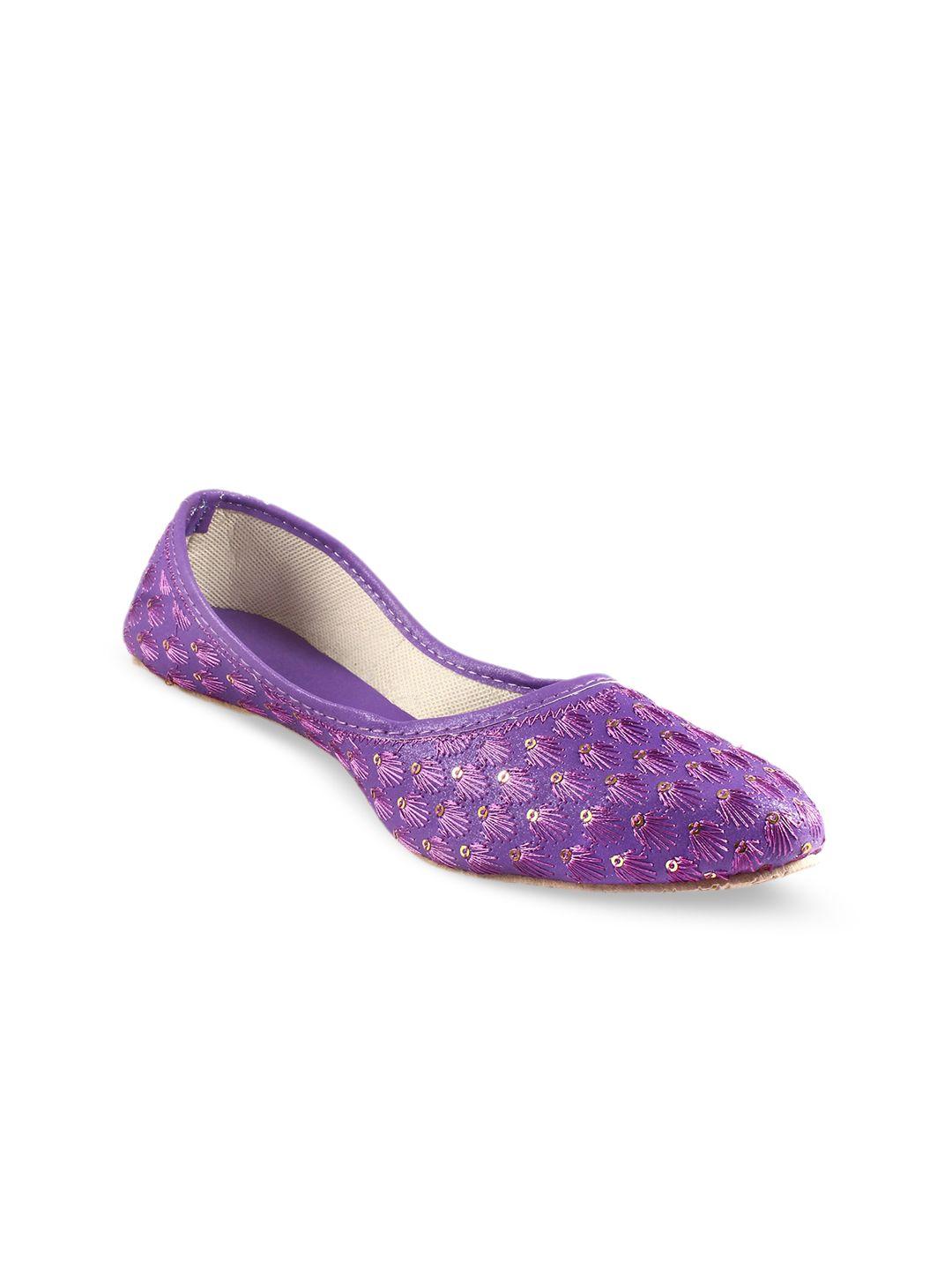 apratim sequin embroidered ballerinas