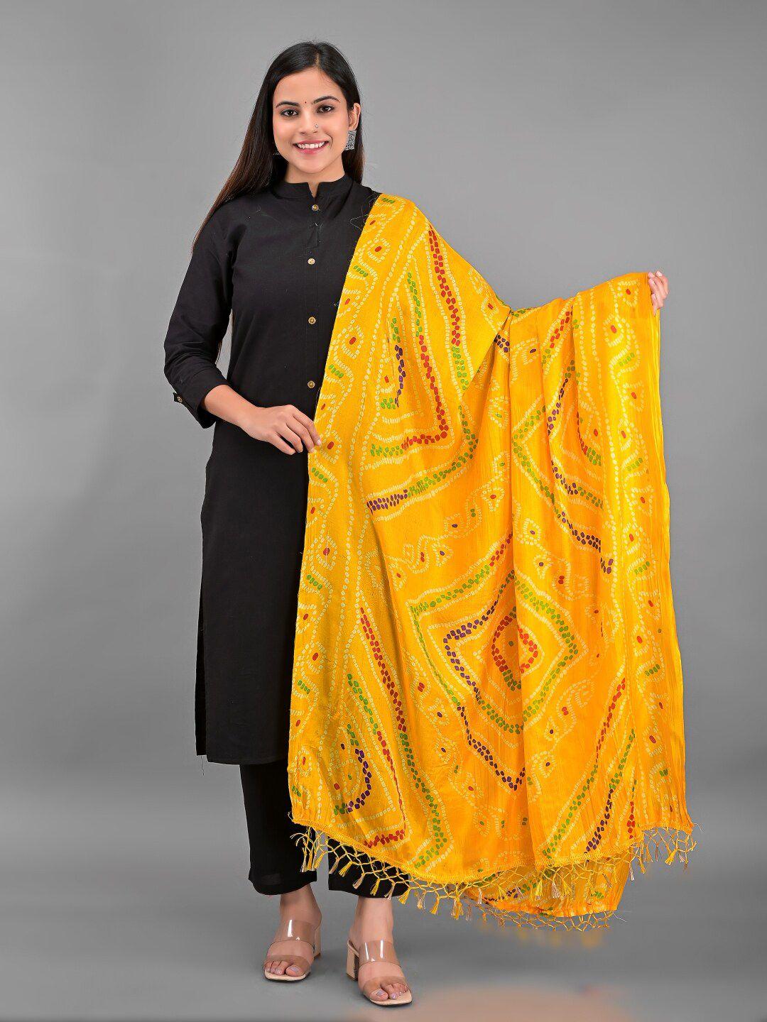 apratim women bandhani printed dupatta