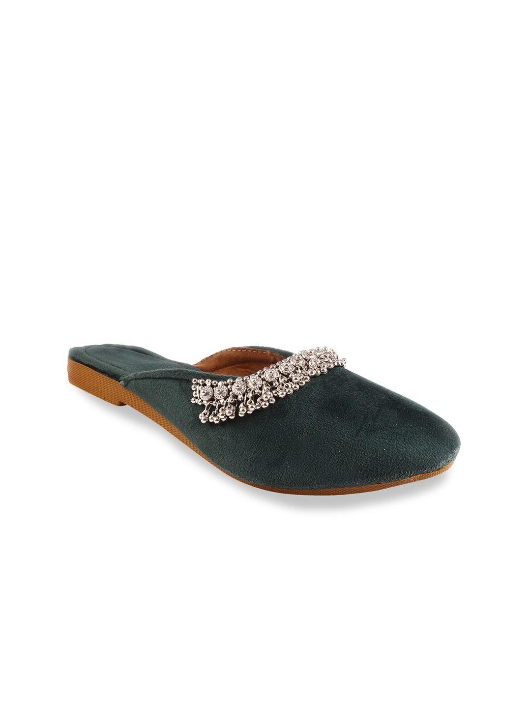 apratim women embellished ethnic mules