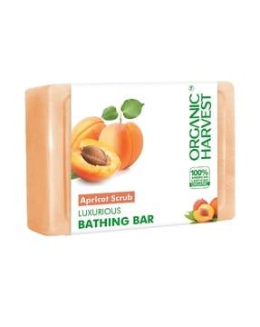 apricot scrub luxurious bathing bar