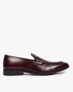 apron-toe penny loafers