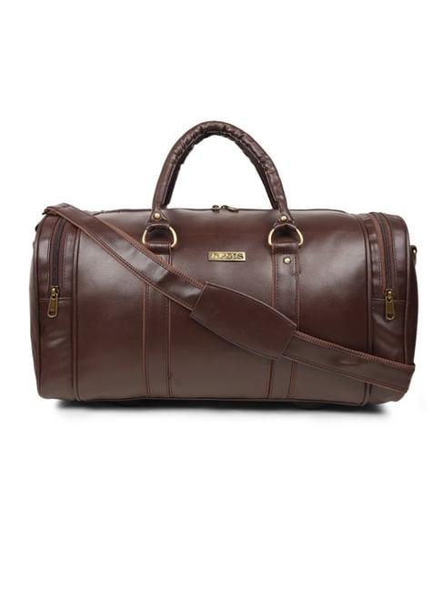 apsis brown textured 95 ltrs large duffle bag