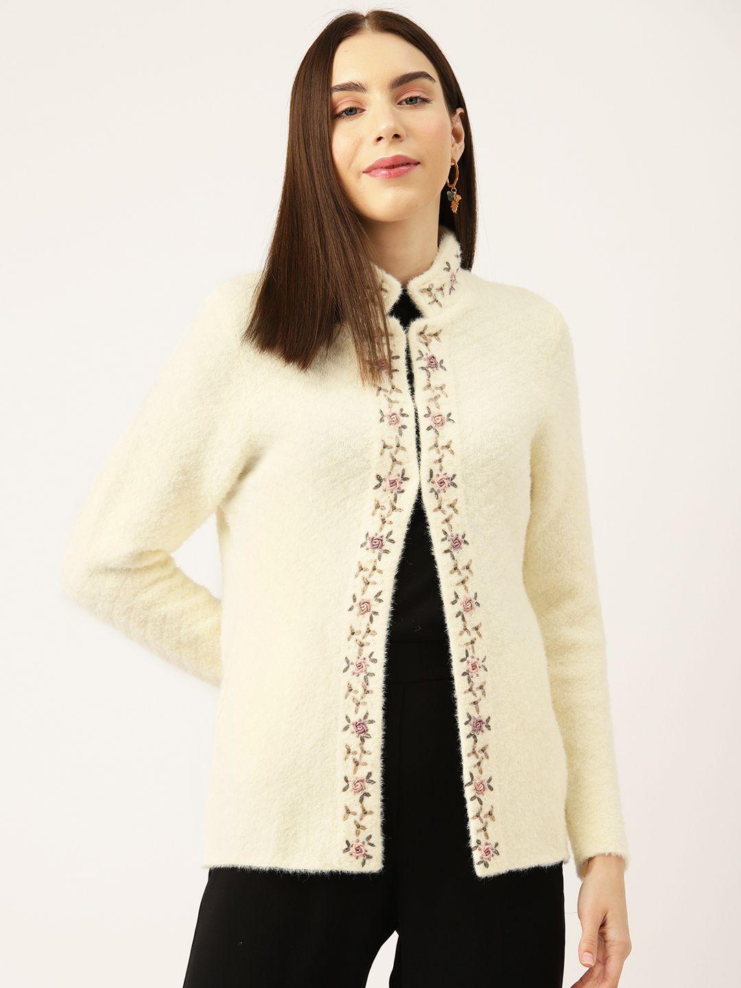 apsley women floral cardigan with embellished detail