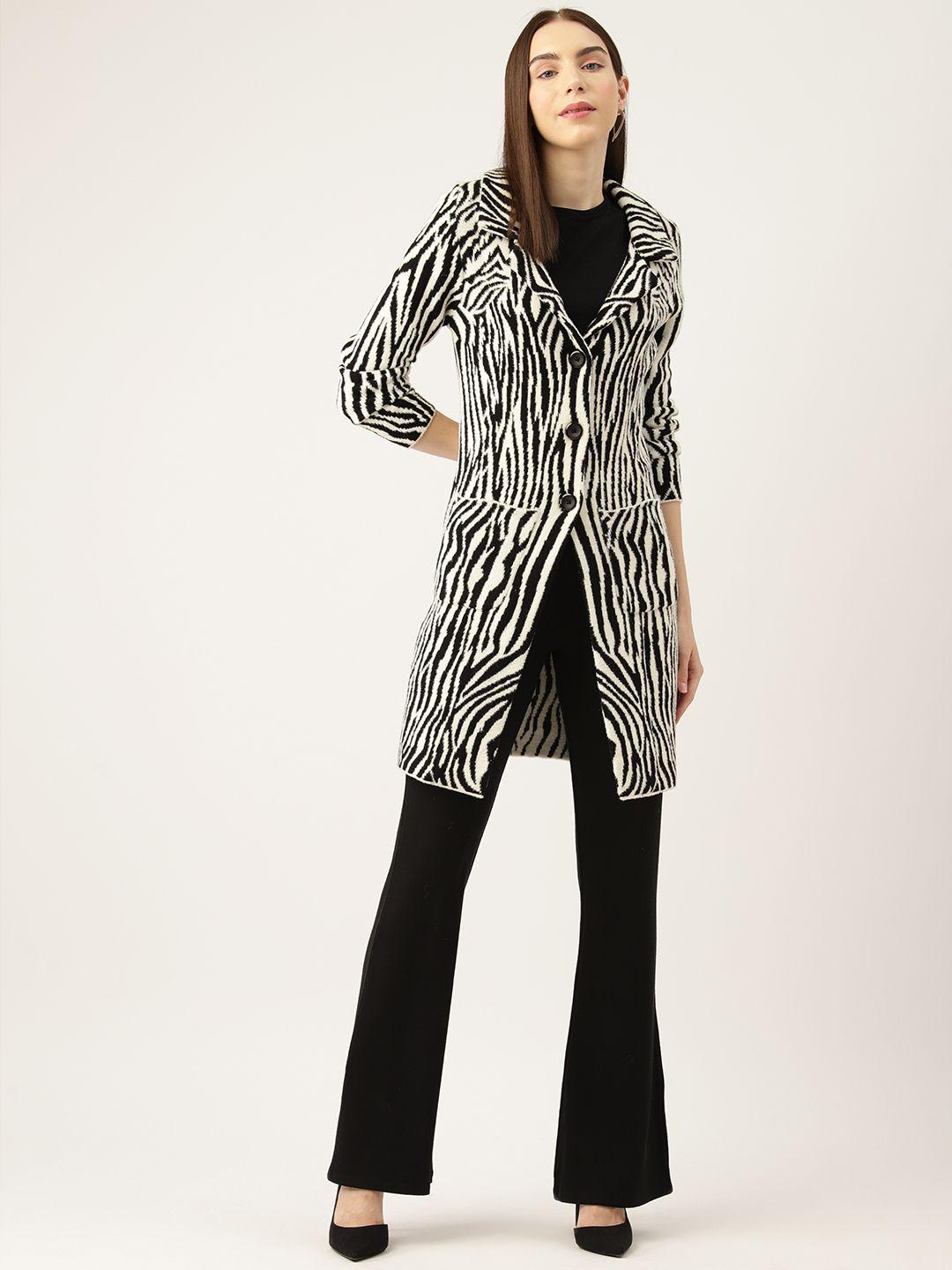 apsley women animal printed longline cardigan