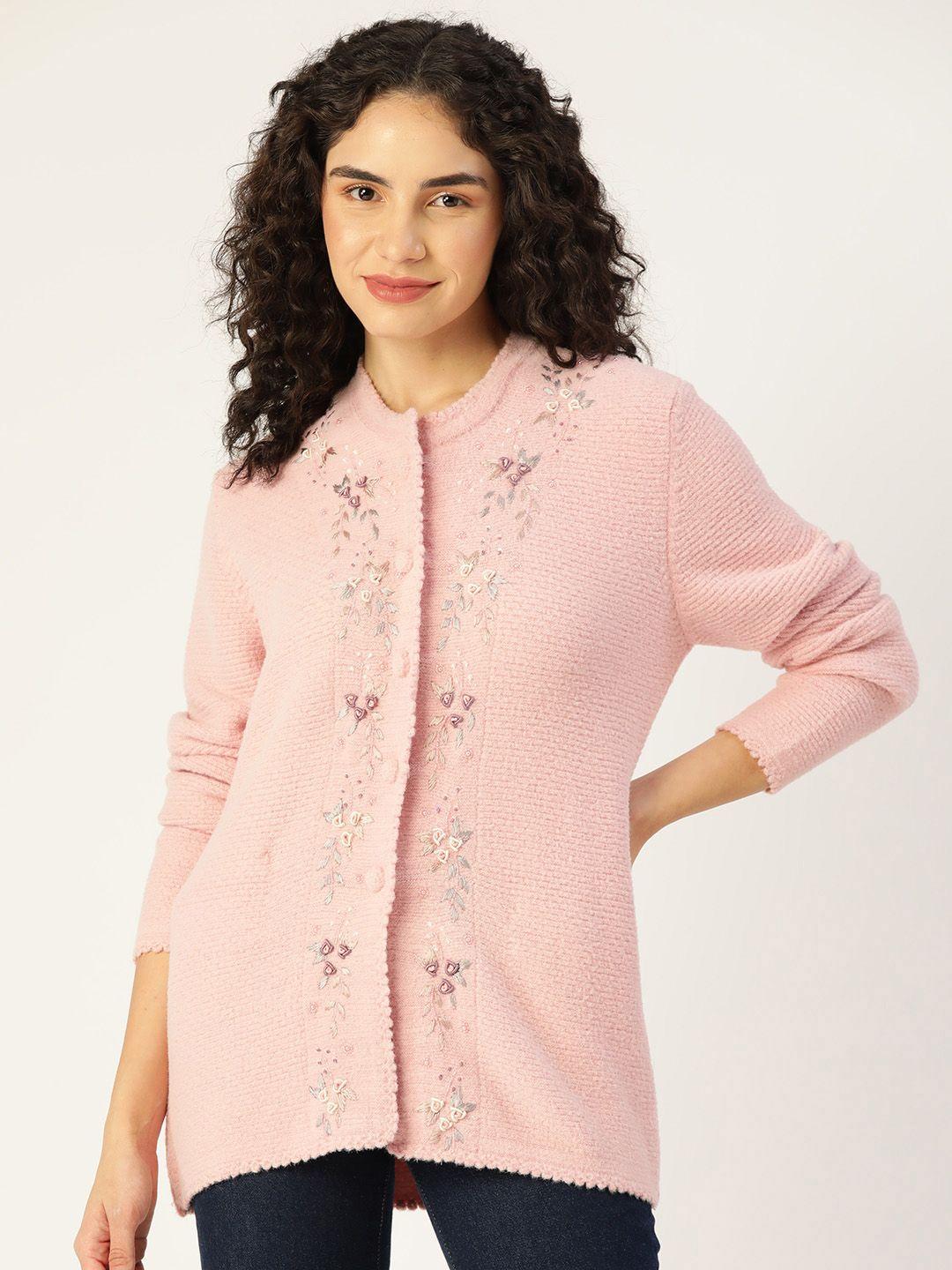 apsley women floral cardigan with embroidered detail