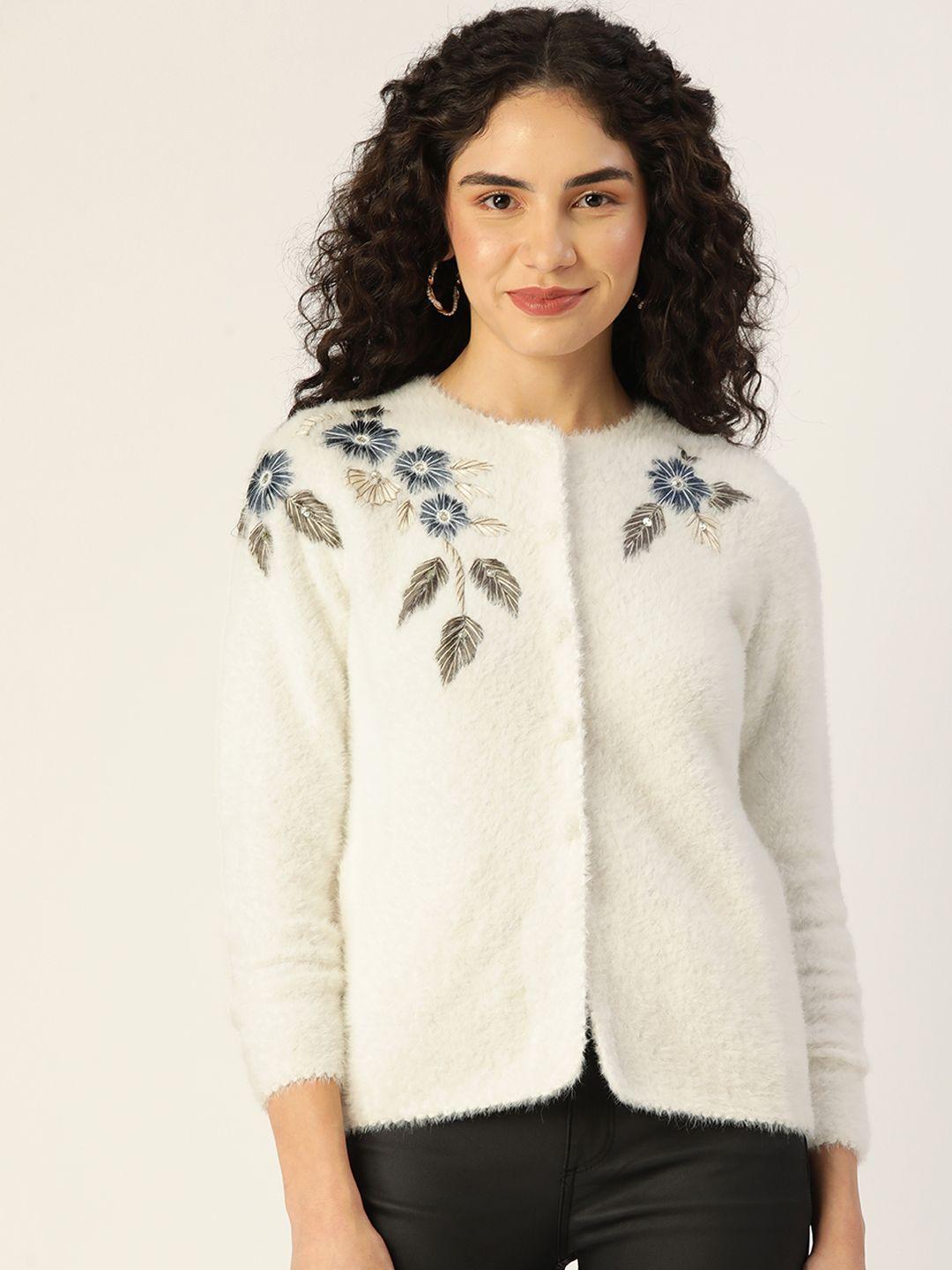 apsley women floral embroidered cardigan