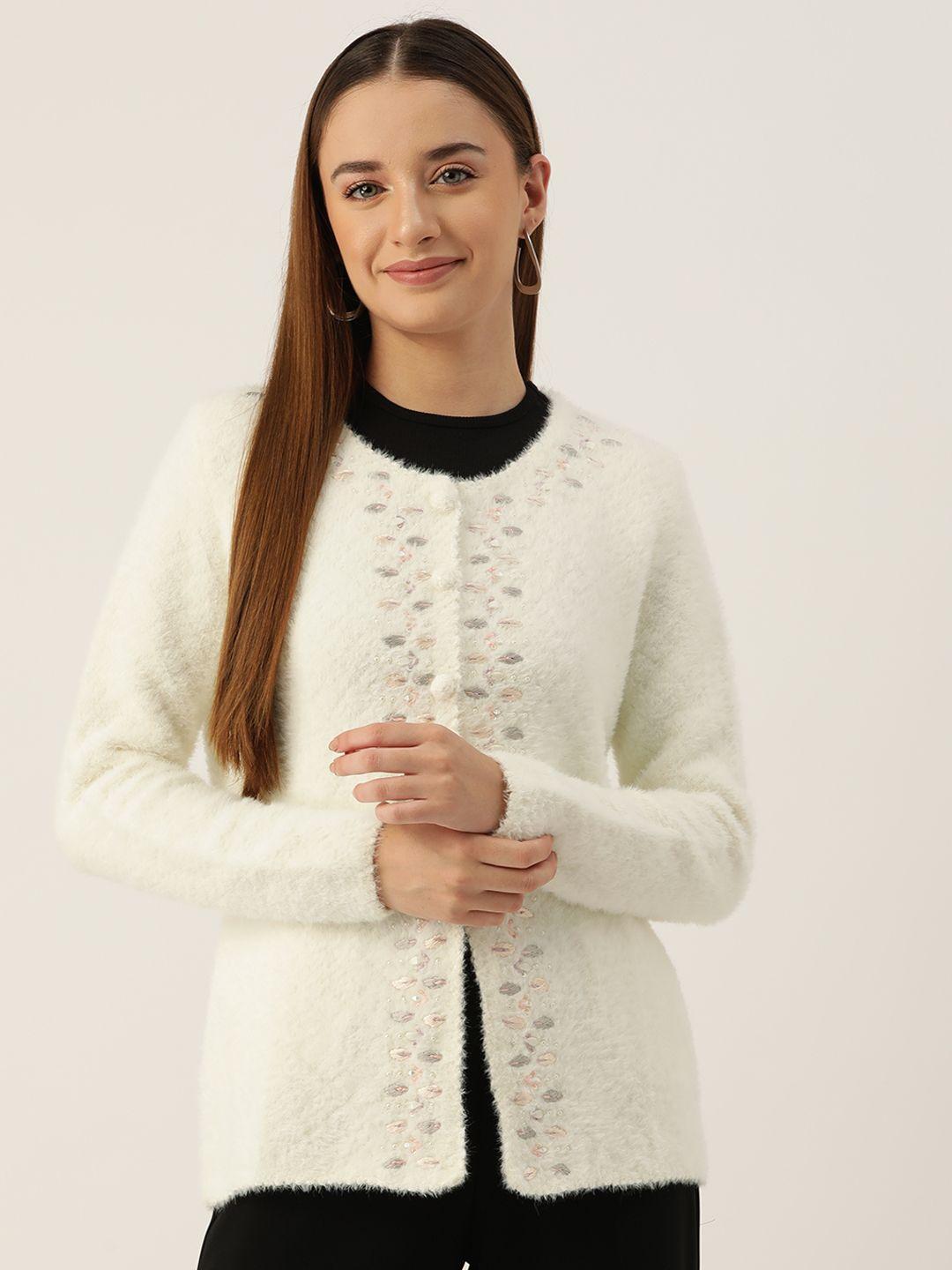 apsley women floral embroidered cardigan
