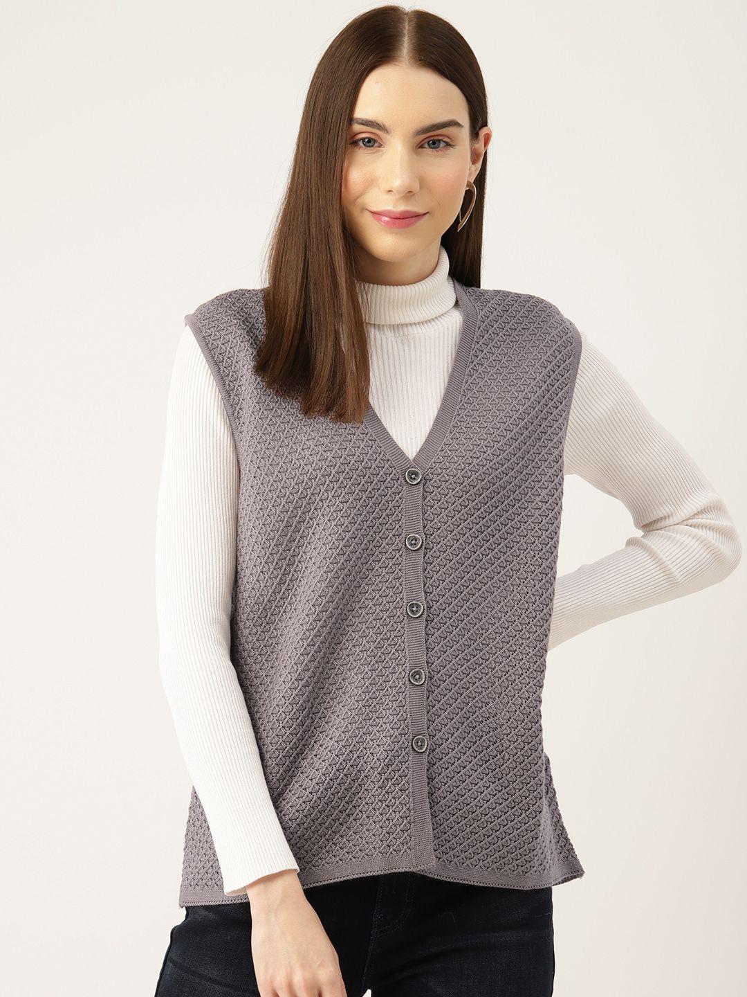 apsley women self design cardigan