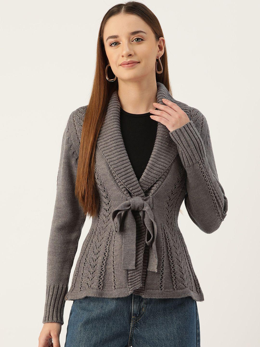 apsley women solid cardigan