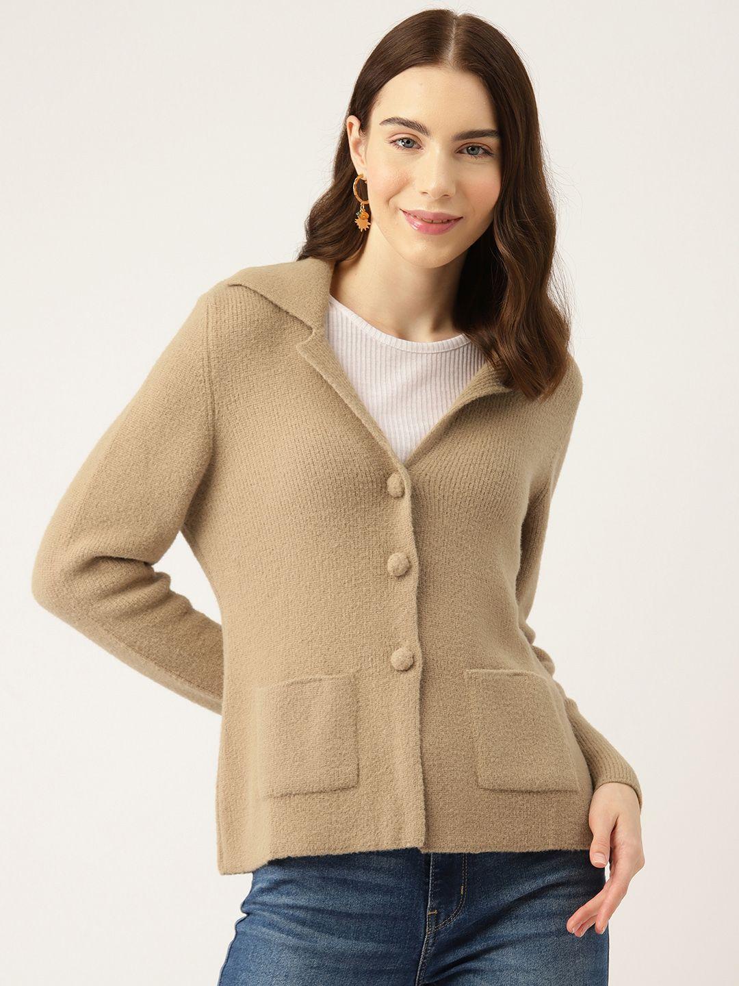 apsley women solid cardigan