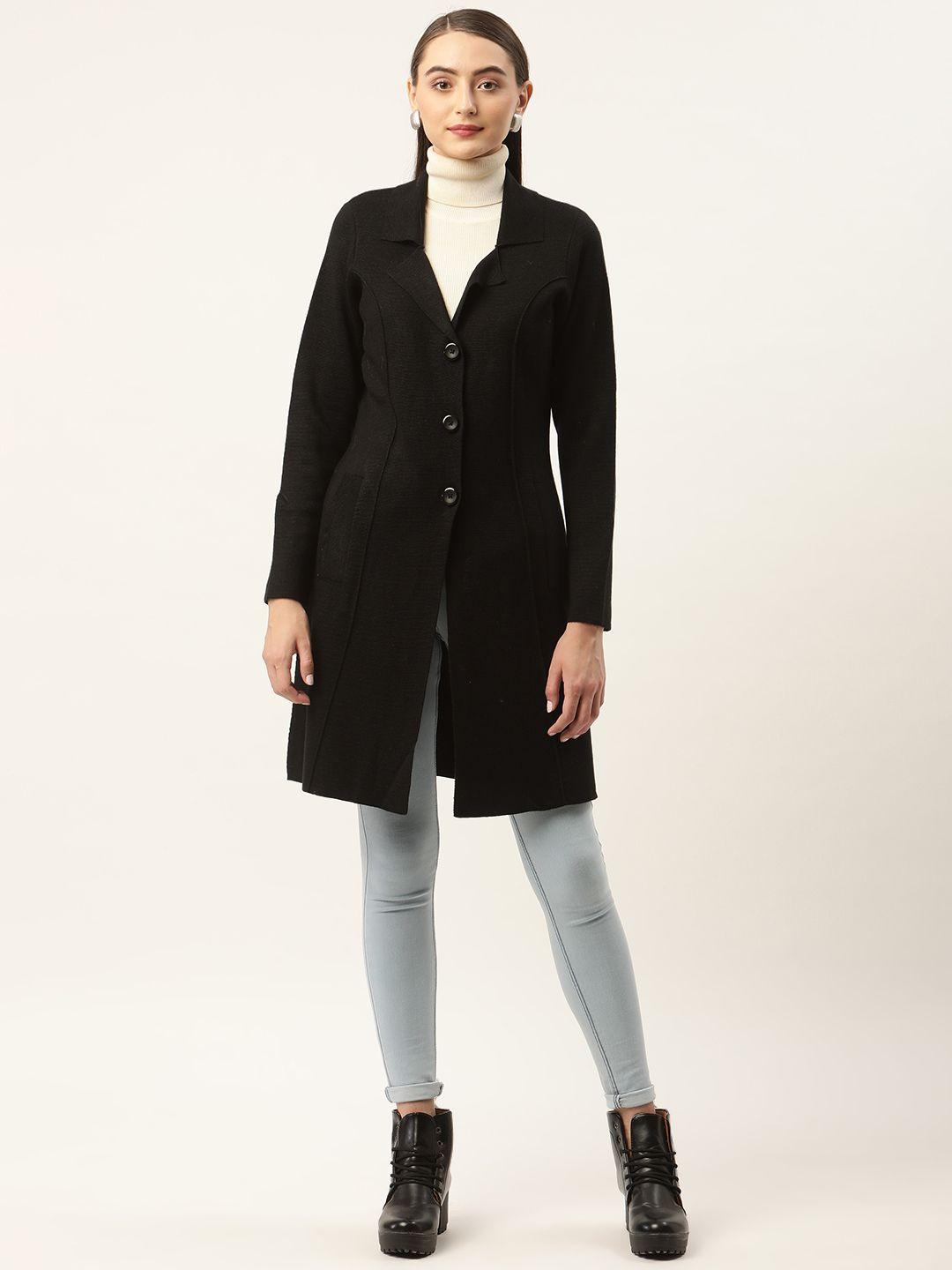 apsley women solid longline overcoat