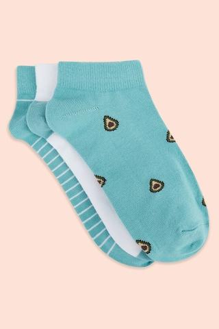 aqua multi design cotton nylon spandex socks
