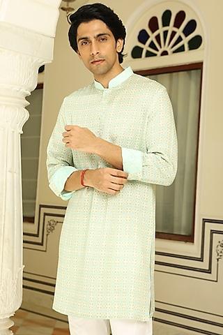 aqua printed kurta