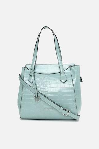 aqua textured formal polyurethane women handbag
