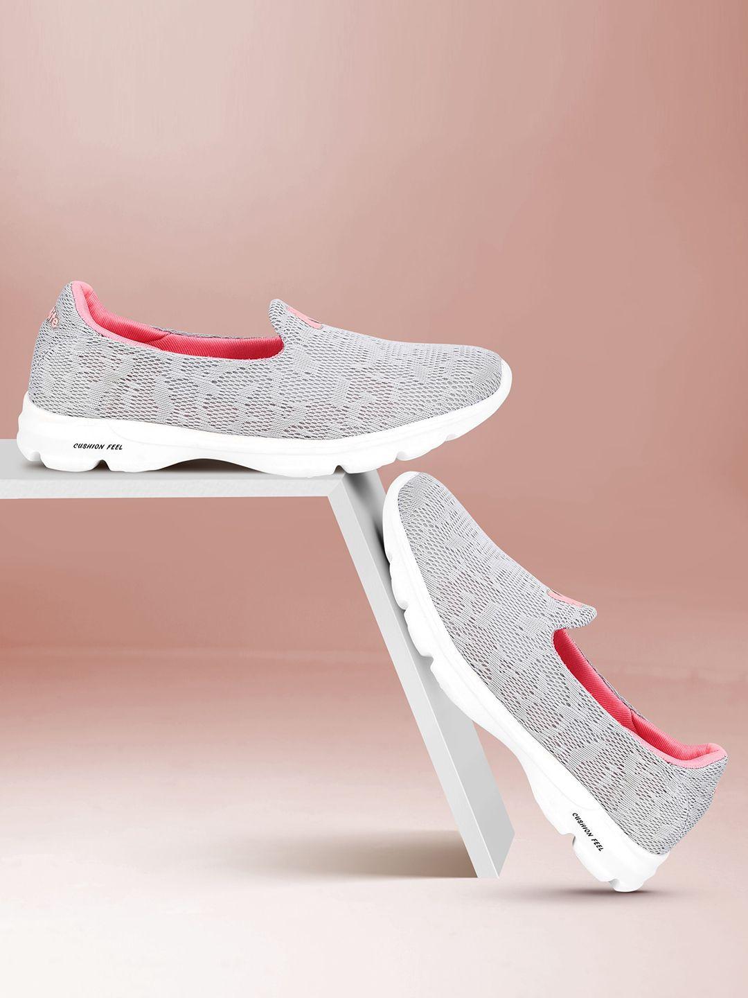 aqualite women woven design slip-on sneakers