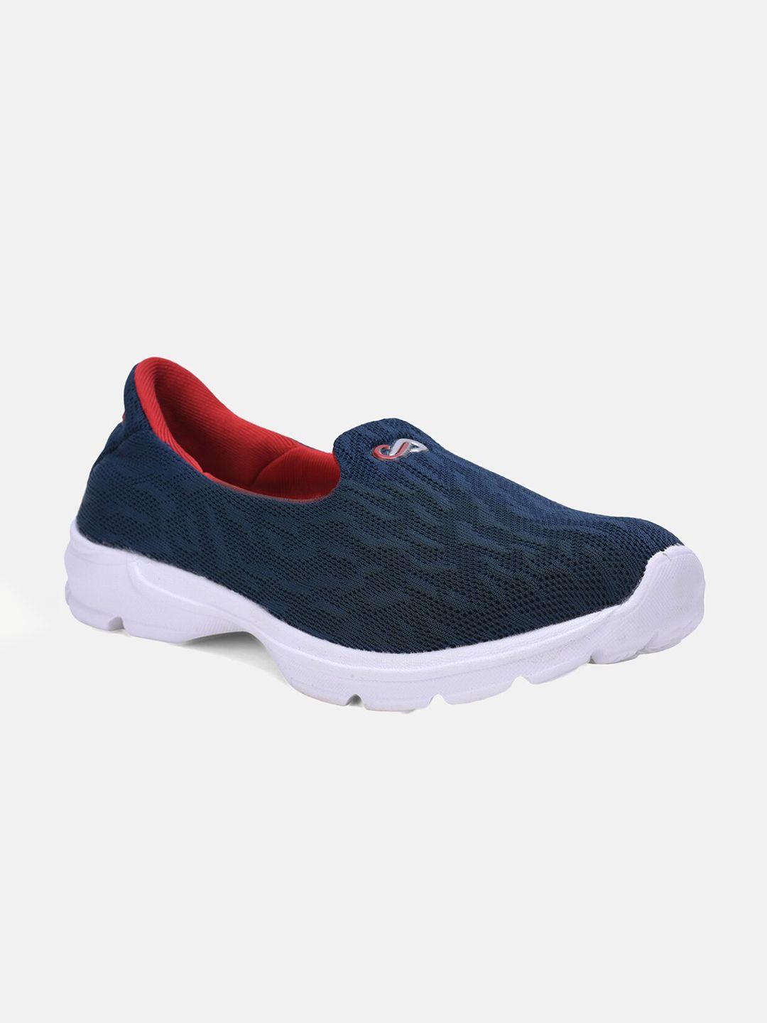 aqualite women navy blue mesh running shoes