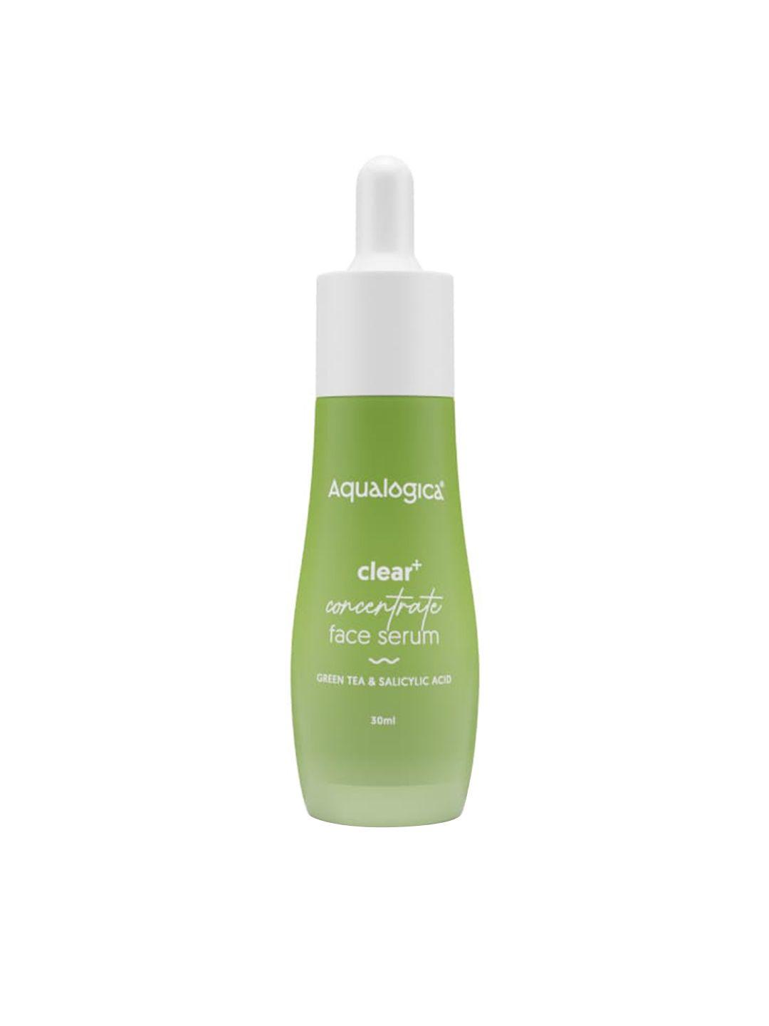 aqualogica clear+ concentrate face serum with green tea & salicylic acid 30 ml