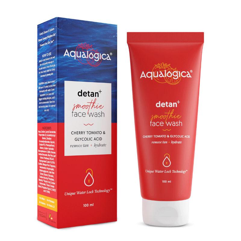 aqualogica detan+ smoothie face wash