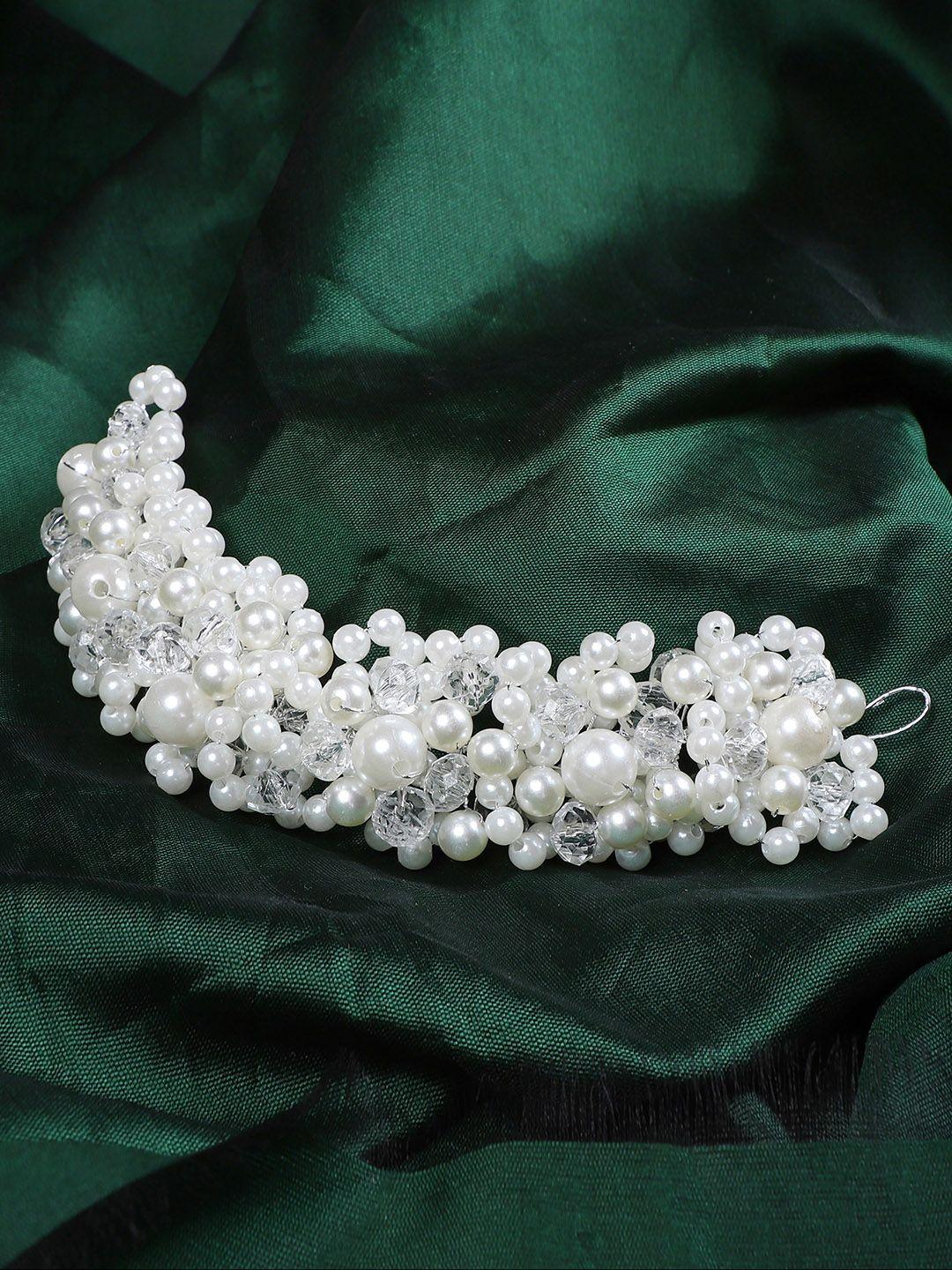 aquastreet white pearls hair accessory