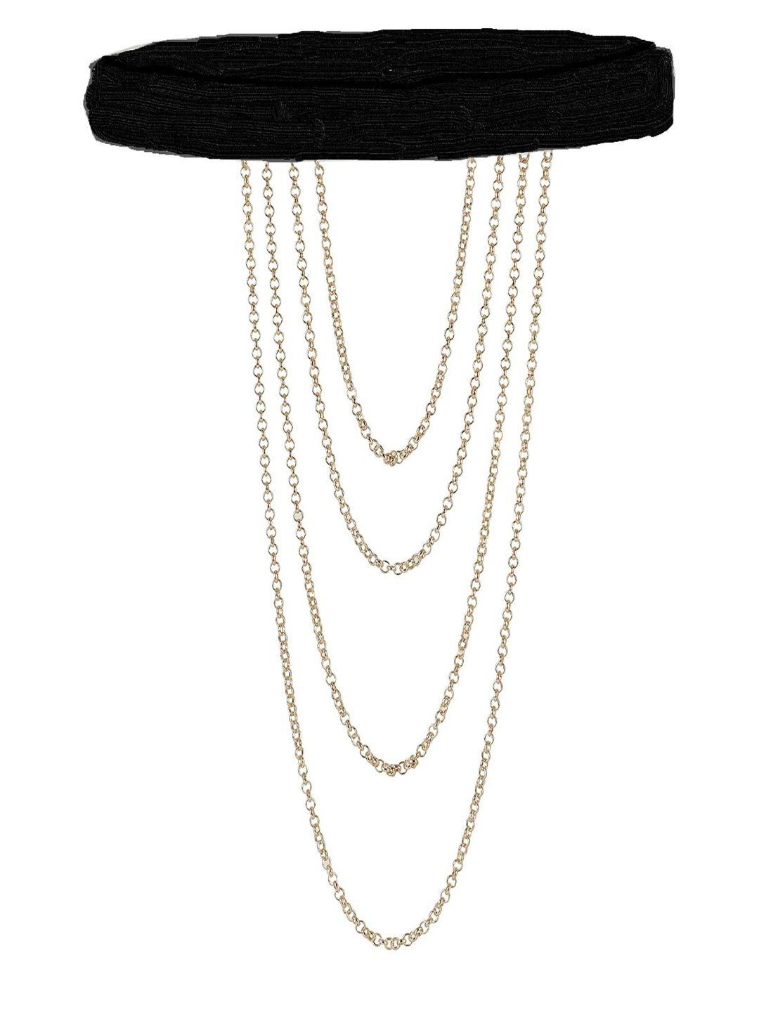 aquastreet gold-plated layered thigh chain