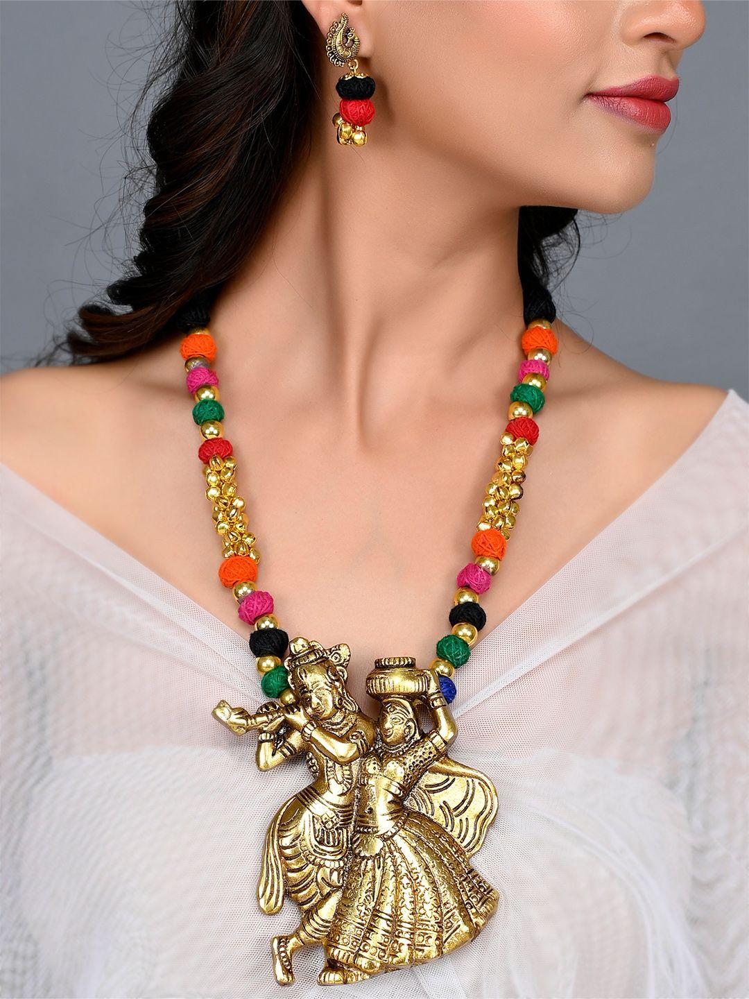 aquastreet jewels women multi ghunghroos jewellery set