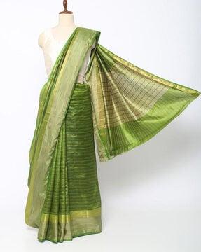 arani silk saree with zari border
