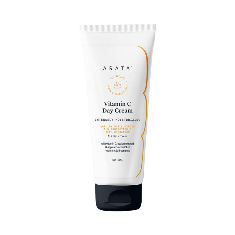 arata intensely moisturizing vitamin c day cream spf 15+