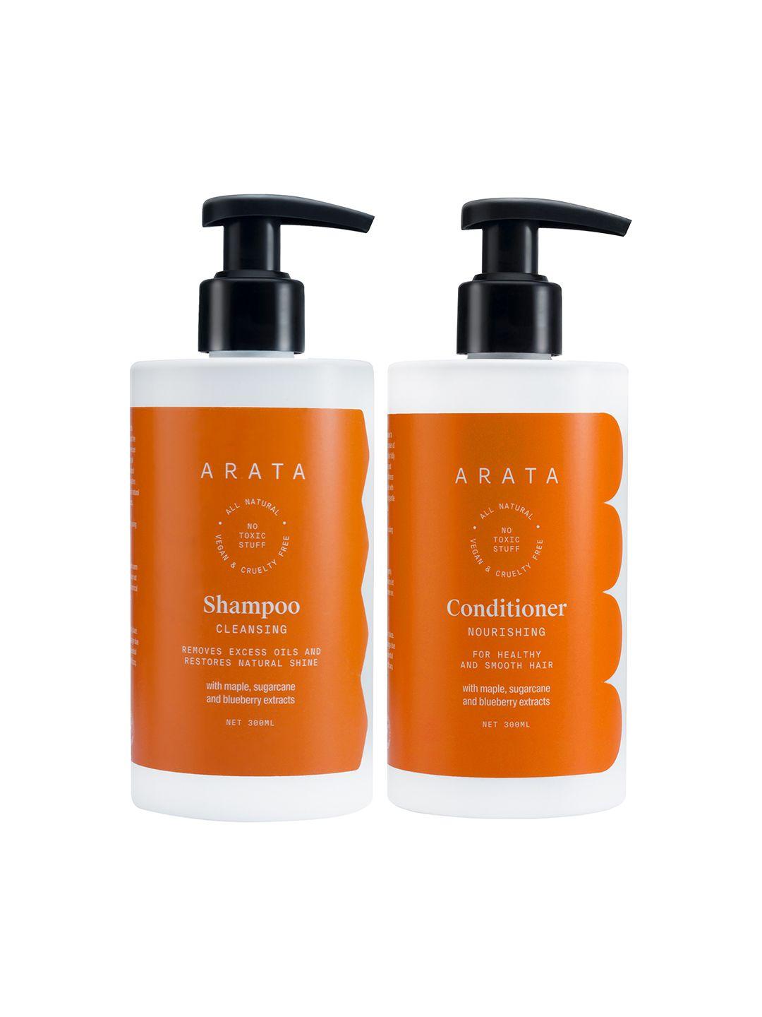 arata shampoo & conditioner combo - 300 ml each