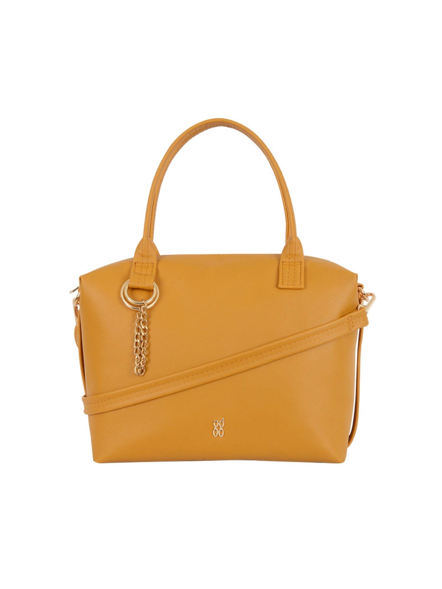 arboreal yellow duffel handbag (m)