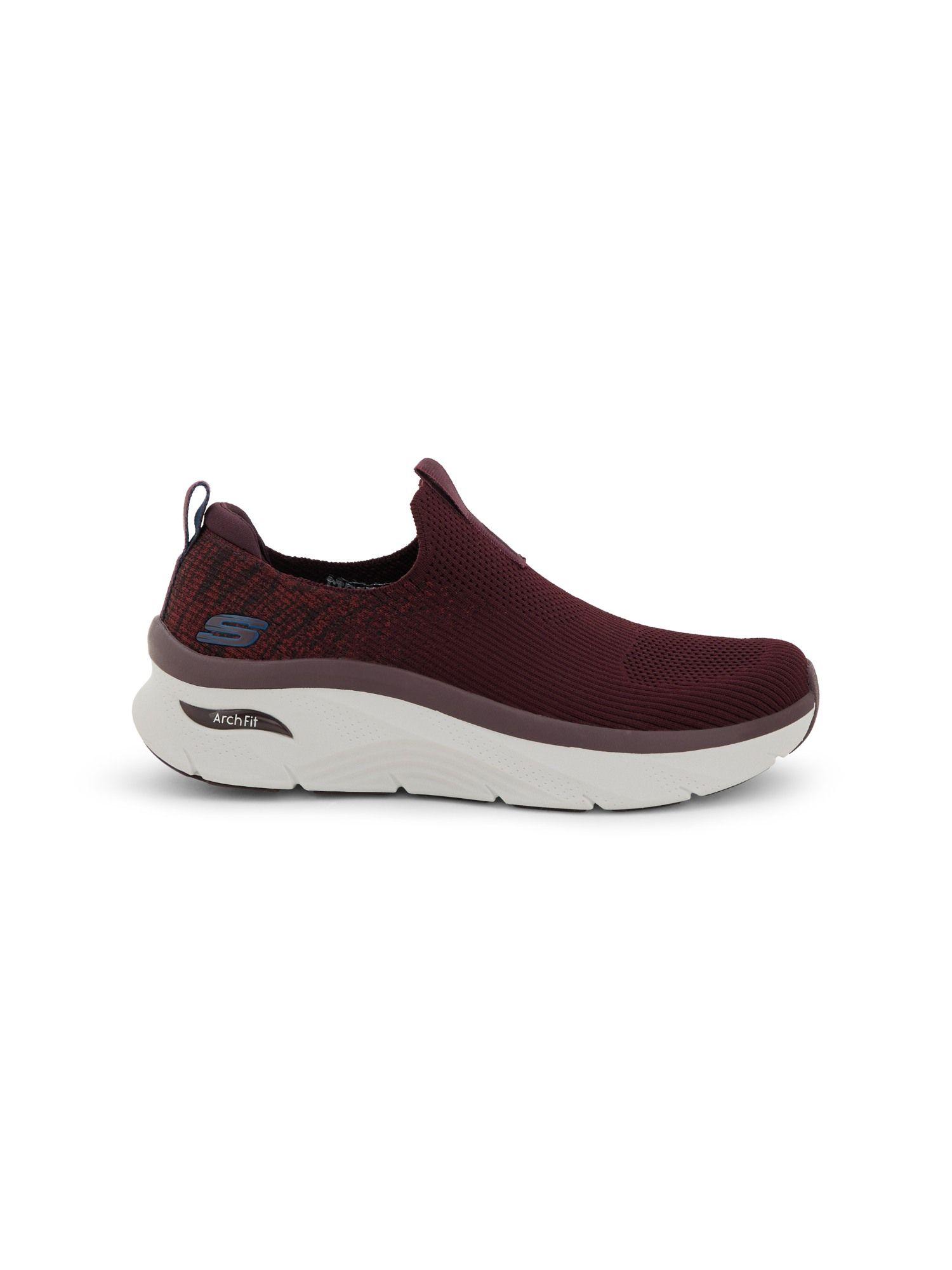 arch fit d'lux-key journey burgundy sneakers