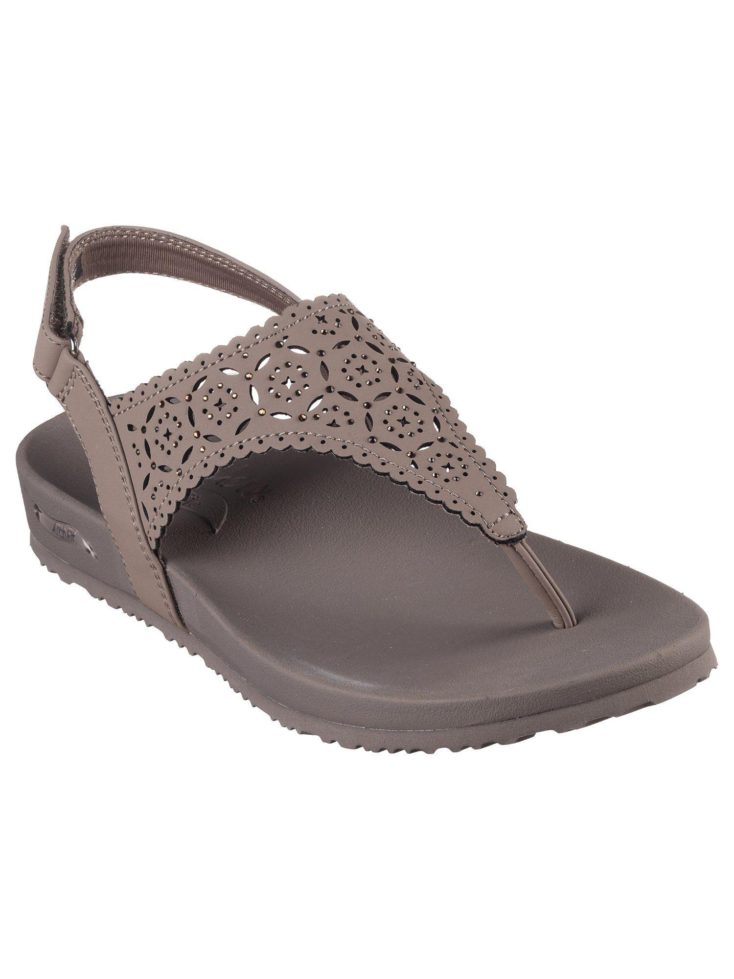 arch fit meditation brown sandals