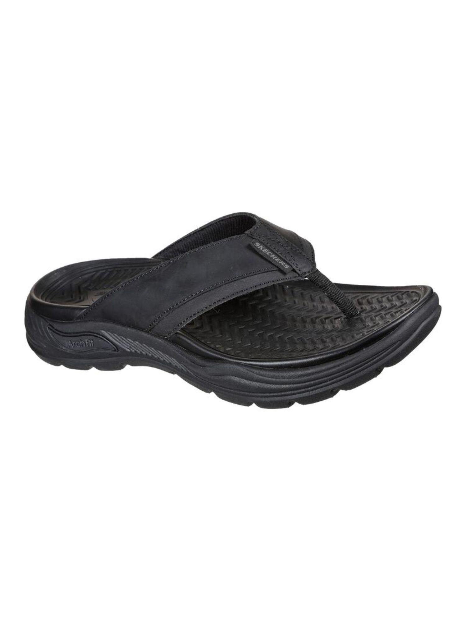 arch fit motley sd - malico black mens usa flip flops