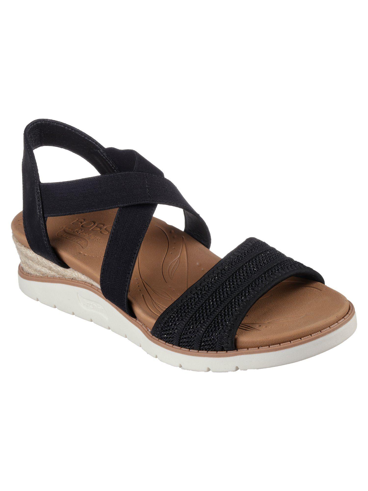 archfit beach kiss b black sandals