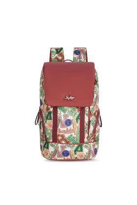 archies collection college polyester men's casual wear backpack - red - red