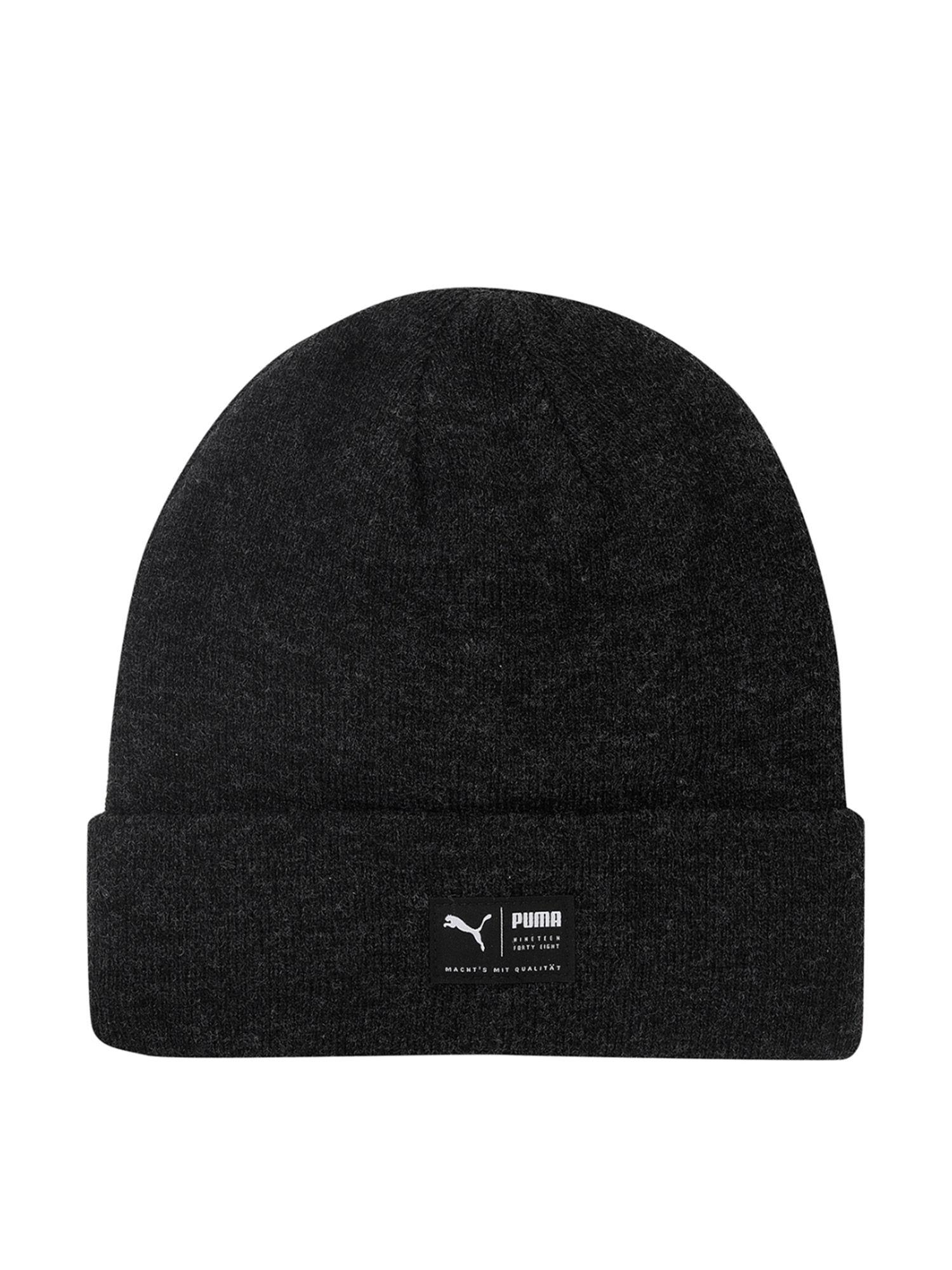 archive heather beanie black