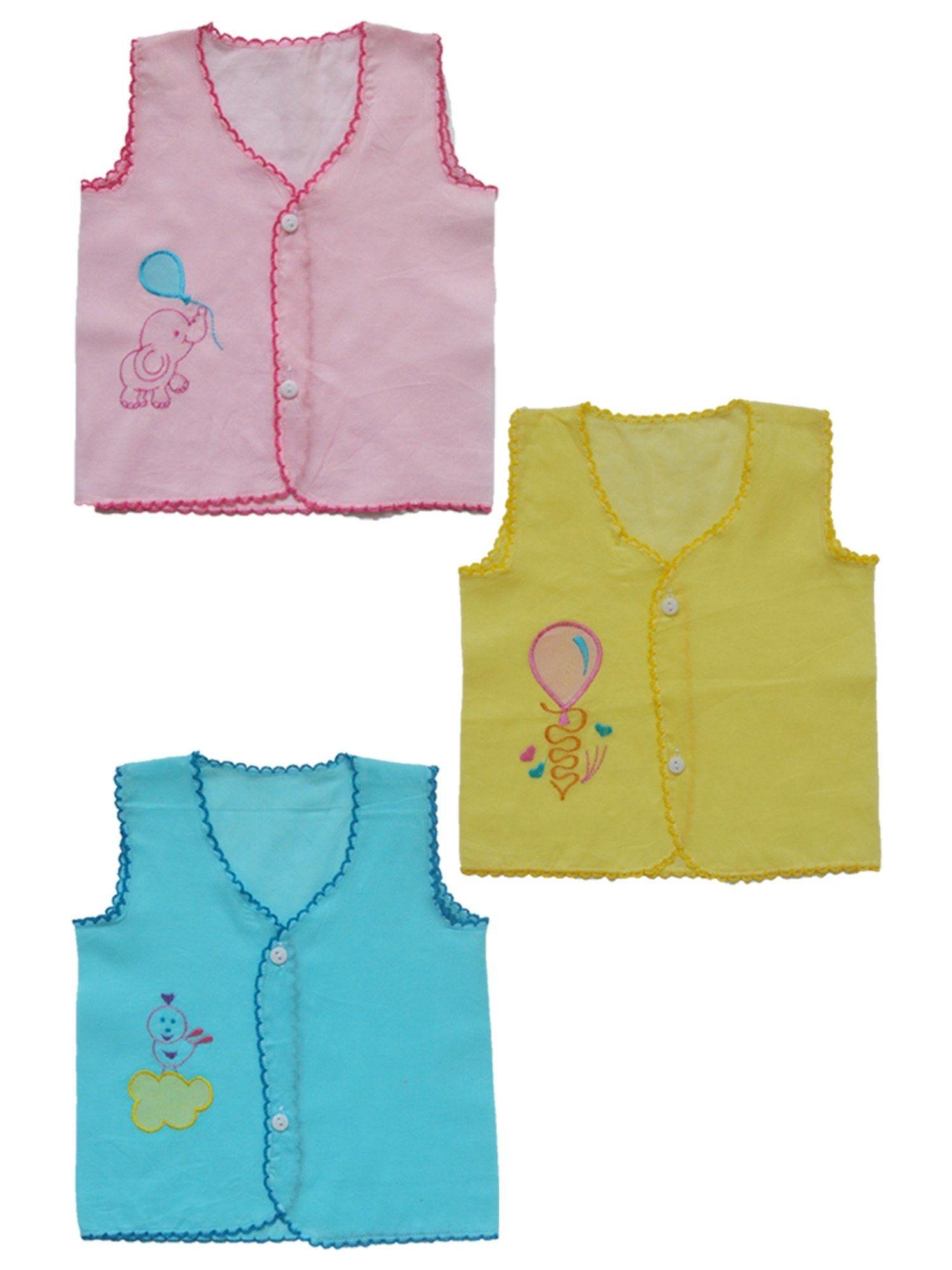 arcs finish infants top pink elephants blue bridie yellow balloon (pack of 3)