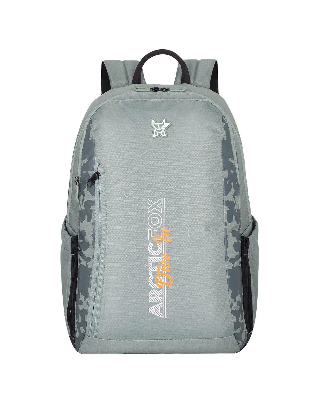 arctic fox printed water resistance laptop bag