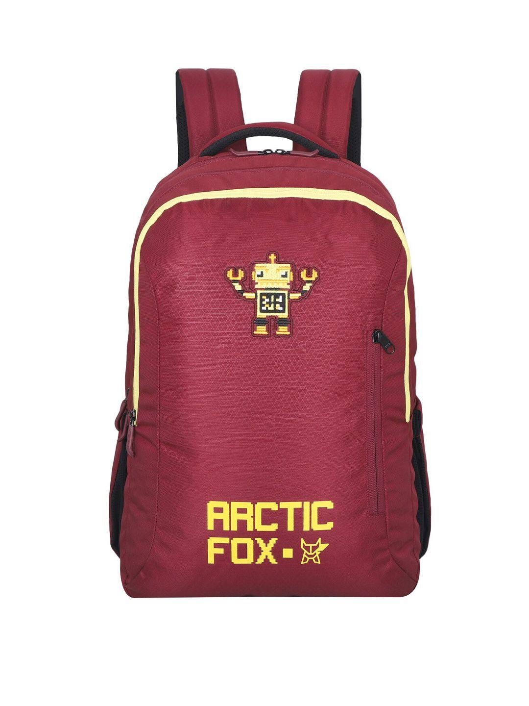 arctic fox printed water resistance laptop bag